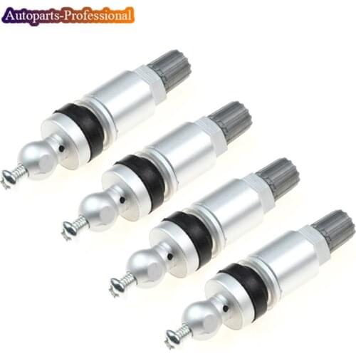 4 Pcs YPTJJQZ TPMS Tire Valve for General Iron Steel Mate Tubeless Valve for Tyre Pressure Monitoring System Sensor Repair kit
