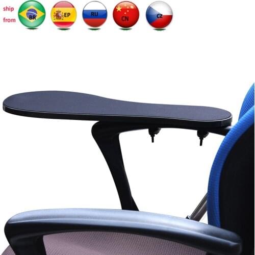DL-K20 XL Size Chair Arm Rest Mouse Pad Chair Arm Clamping Wrist Support 480*230mm Elbow Rest With Non-slip Mouse Mat OK020