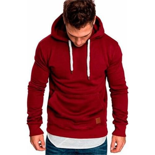 Mens Sweatshirt Long Sleeve Autumn Spring Casual Hoodies Top Boy Blouse Tracksuits Sweatshirts Hoodies Men