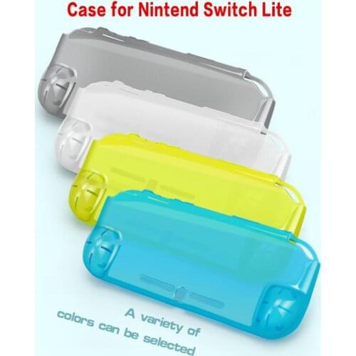 4 Colors Soft TPU Transparent Shell Protective Case Cover Frame Clear Protector For Nintend Switch Lite Game Console Accessories