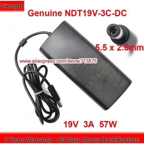 Genuine NDT19V-3C-DC AC Adapter 19V 3A 57W Charger for Harmankardon OMNI 10 MINI COMBO AURA BLUETOOTH GLAZED JADE SPEAKER