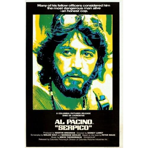 Serpico Movie Art print Silk poster Home Wall Decor