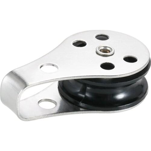 1 Set Stainless Steel Pulley Block for Boat Kayaking Anchor for 2-8mm Rope