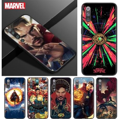 Silicone Cover Marvel Avengers Doctor Strange For Xiaomi Mi 11 10T 10 9T 9 8 Note 10 Lite Pro Ultra 5G Black Soft Phone Case