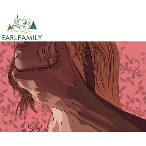 EARLFAMILY 13cm x 7.6cm for Take My Love Truck Car Sticker Bumper Window Stickers Fashion Occlusion Scratch 3D Vehicle Decal