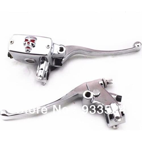 Universal Motorcycle 7/8''22MM Brake Clutch Levers Master Cylinder Control For Harley Honda Touring Chopper Cafe Racer Cruiser
