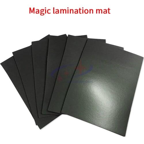 Magic lamination mat sameking supply soft black color for iphone samsung huawei oppo LG no need lamination mold