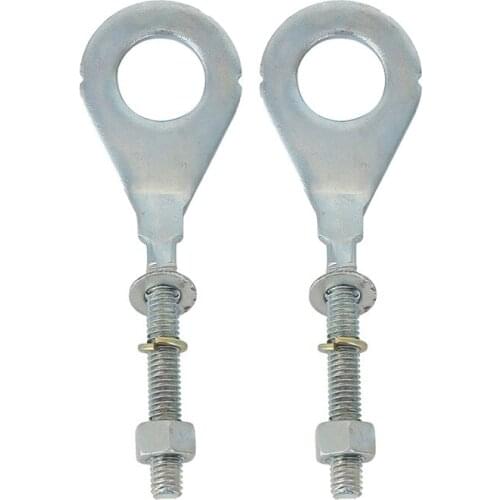 1pair Rear Wheel Axle Hole Chain Tensioner Adjuster for Honda CB125 CT125 XL100 XL125 TR200 FAT CAT