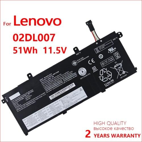 100% Genuine Laptop Battery L18M3P74 Laptop Batteria For Lenovo ThinkPad T490 L18L3P73 L18C3P72 11.52V 51WH