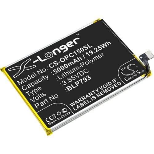 CS 5000mAh / 19.25Wh battery for OPPO Realme C12, Realme C15, RMX2186, RMX2189 BLP793