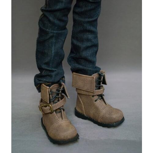 BJD doll shoes are suitable for 1/3 1/4 SD MSD size uncle ankle boots snow lace-up Martins boots high top boots doll accessories