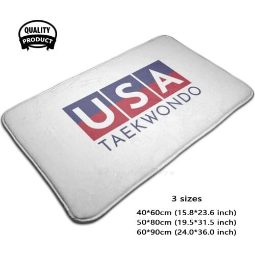 Usa Taekwondo 3D Household Goods Mat Rug Carpet Foot Pad Japan Summer Sport Game Athlete Stadium Medal United States America Us