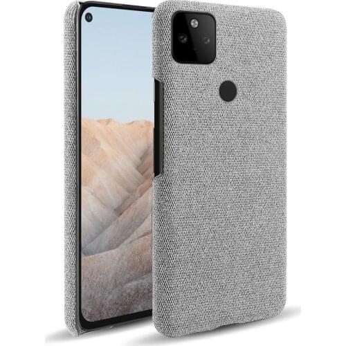 Lightweight Slim Thin Fabric Fitted Case for Google Pixel 5A 5G 5 A Pixel5A Anti-Fingerprint Phone Bag Cover Capa