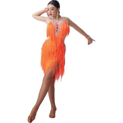 L-2059 Best selling children girl Latin dance dress new national standard competition women dance dress for Latin