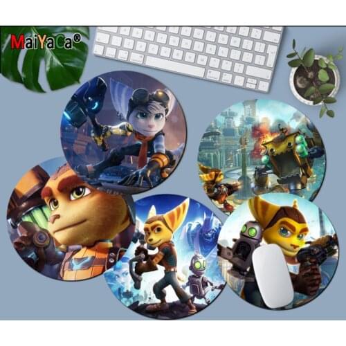 Maiyaca Ratchet and Clank Durable Rubber Mouse Mat Pad computer desk mat for gaming