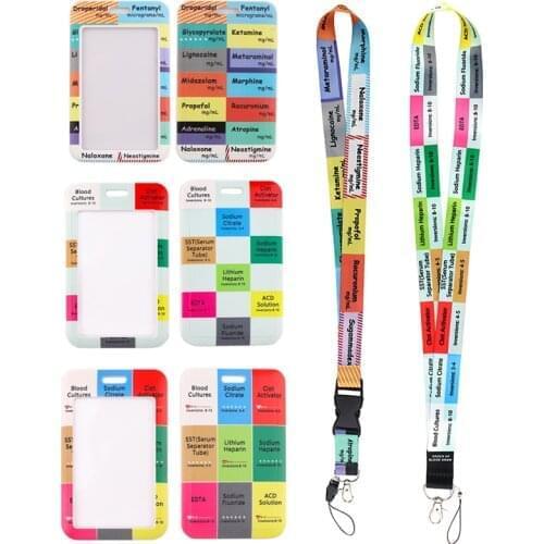 MD721 DMLSKY Medical Accessorie Order of Blood Draw Doctor Nurse Lanyard Gift for Nursing Clinicals And Student Card Holder