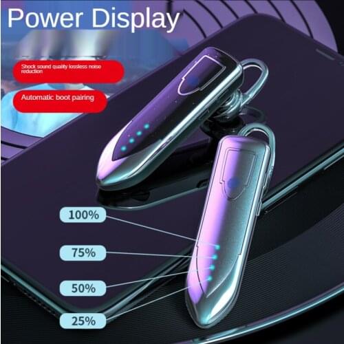 80 hours new business wireless bluetooth headset 5.0 earbuds single ear wireless earbuds high-fidelity stereo bluetooth headset