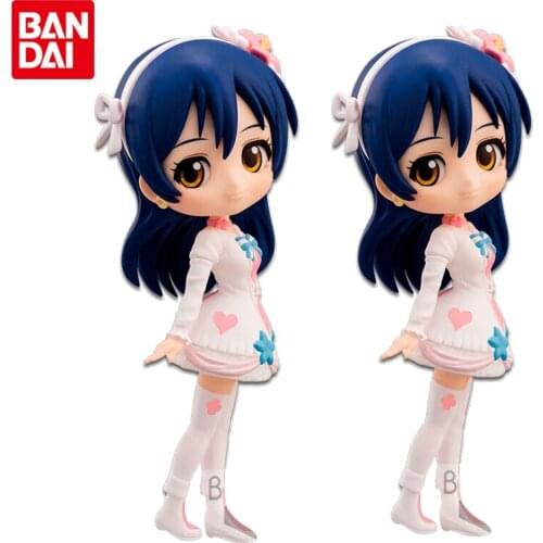 Bandai Genuine Qposket Petit LoveLive! School Idol Project Sonoda Umi Anime Action Figures Collectible Model Ornaments Toys