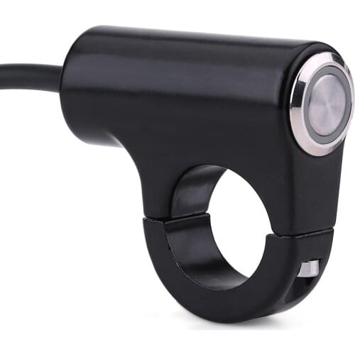 22mm Motorcycle Handlebar Mount Switch Push Button Headlight Brake Fog Lights ON/OFF Model A