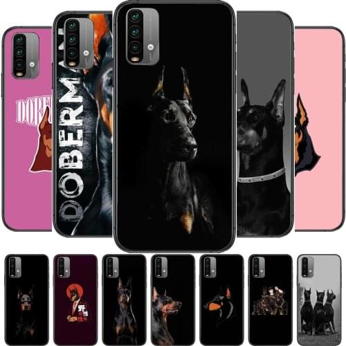 Luxury Doberman pet Phone Case For XiaoMi Redmi 11 lite 9C 8A 7A Pro 10T 5G Anime Cover Mi 10 Ultra Poco M3 X3 NFC 8 SE cover