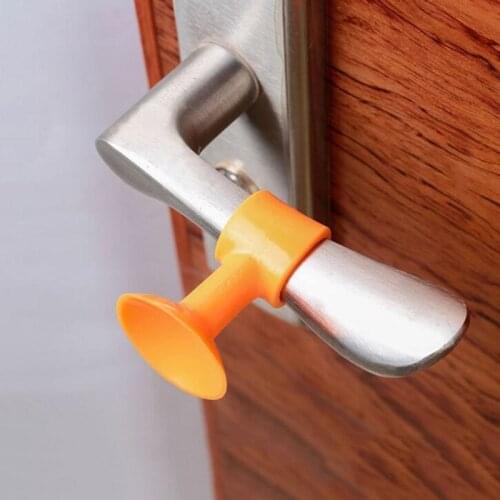 Silicone Door Handle Knob Crash Pad Wall Bumper Guard Stopper Anti Collision Protector Doors Stop