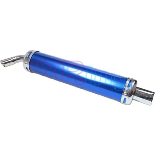Blue universal Motorcycle Racing Exhaust Muffler Silencer Pipe fit motor 50-125cc motor 28mm Modified parts