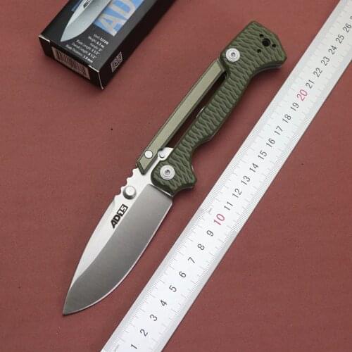 AD15 flip folding knife D2 blade aluminum + G10 handle outdoor camping multi-purpose hunting EDC tools