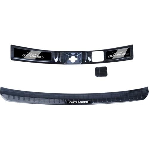 For Mitsubishi Outlander 2019 High quality stainless steel rear windowsill panel,Rear bumper Protector Sill Car-styling