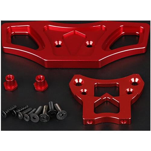 1/5 Baja CNC Alloy Front Bumper for 1/5 scale HPI KM Baja 5b - Orange,Silver - 851232