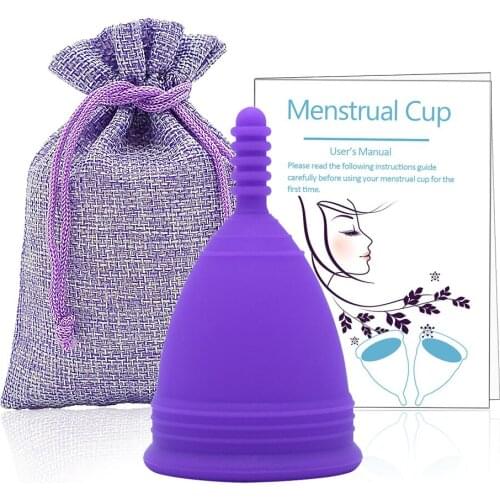 1pcs Medical Silicone Menstrual Cup Feminine Hygiene Copa Menstrual De Silicona Medica Reusable Lady Period Cups Dropshipping