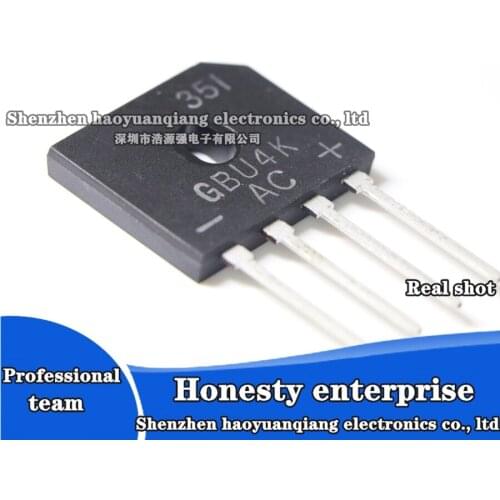 Free shipping Genuine original GBU4K rectifier bridge flat bridge current 4A600V induction cooker parts