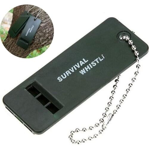 1 PCS Survival Whistle Plastic Travel Kits Super Loud Emergency Whistle For Camping Hiking Children Outdoor Survival Whistle