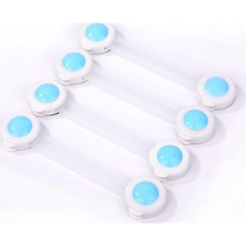 1Pcs Drawers Cupboards Childproof Product Plastic Latch Childrens Cabinet Lock Baby Safety Protection Child Safety Latches