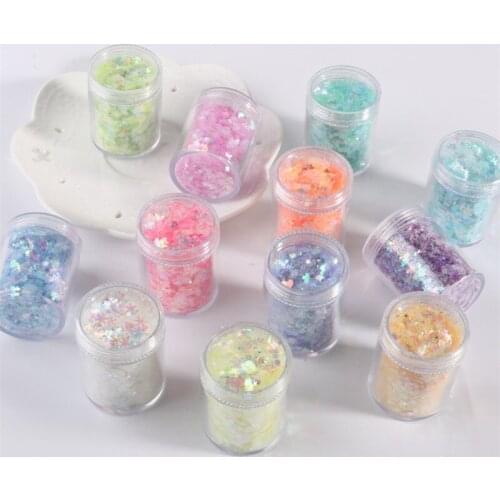 10G/pack Nail Sequins For Craft Sequin Glitters Nail Paillettes Confetti For DIY Article Decor Filler Mirror Color Mixed Glitter