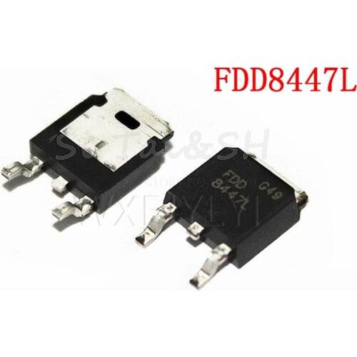10PCS FDD8447L TO252 FDD8447 TO-252 8447 SMD MOSFET Transistor New Original