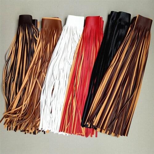 10pcs/lot High-quality 70cm Rayon Suede Leather tassel lace for clothing skirt garment bag handmade DIY hem accessories