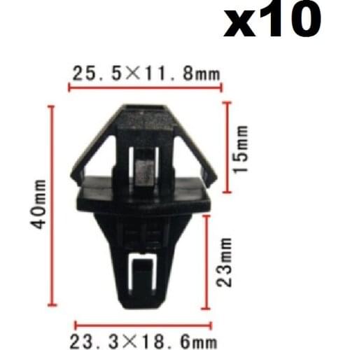 10x 94-97 For Honda Accord CD3 CD4 CD5 CD6 mk5 Radiator grille front grill lock clip