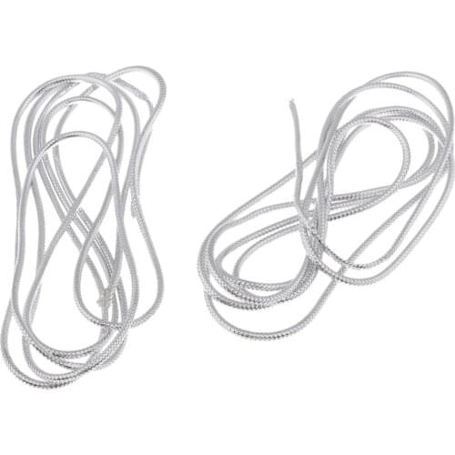 2pcs Holographic Elastic Mylar Cord Flash Fly Tying Material DIY Tool