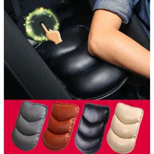 Car Auto Universal Vehicle Arm Rest Seat Box Pad Protective Case PU Mats Armrest Center hand pad cover Console Pad Cushion box