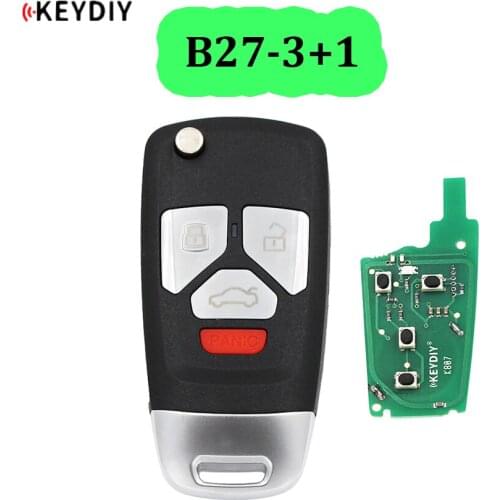 B27-4 B27-3+1 Universal Remote Control 3 Button remote Key for KD900 KD900+ URG200 MINI KD KD-X2 B26-4 Style