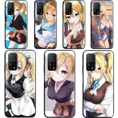 Ai Hayasaka Kaguya-sama Anime Case For Xiaomi Mi 11 Ultra 9 10 Note 10 Lite Mi 10T Pro Back Cover For POCO X3 Pro M3 F3