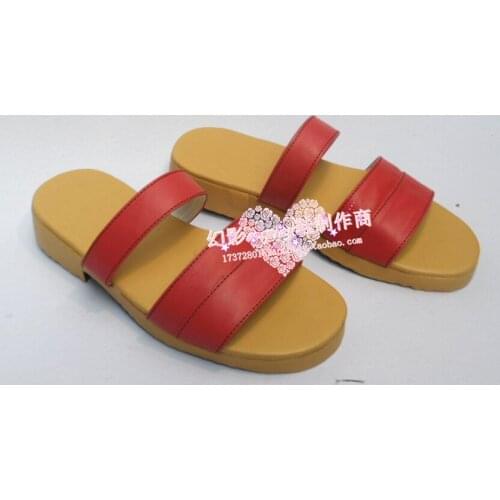 Kagerou Project Asahina Hiyori Red Halloween Cosplay Shoes Boots H016