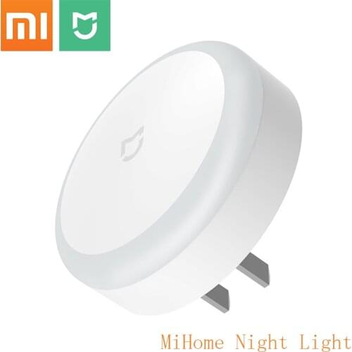 Original Xiaomi Mijia LED Bedroom Night Light Light Sensor Touch Control Smart Home Night Lamp for bedroom corridor NO BlueLight