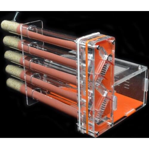 DIY Acrylic Ant Farm 5 pcs 18-180mm Gypsum Test Tube Nest with Feeding Area Pet Anthill Workshop Ant House Queen Ant Nest Castle