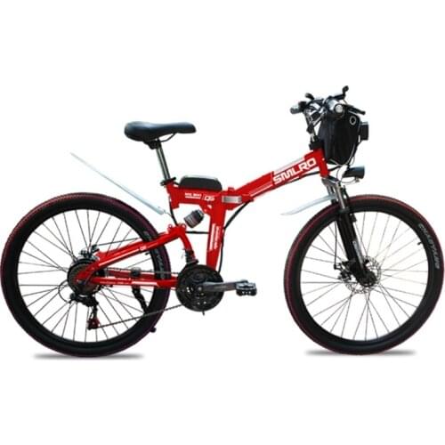 Folding Electric Bike High Quality 48V 1000W Bicycle Carbon Steel New Style Mountain Road Travel E-bike Commuter Hot Sell 2020