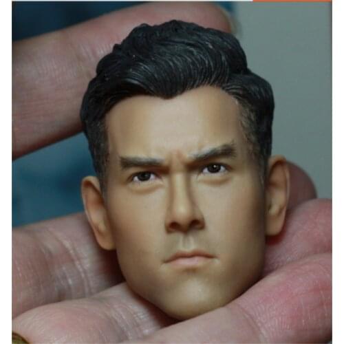 1/6 Scale Chinese Star Eddie Peng Yuyan Head Sculpt Carved Model For 12" Male Action Figure Body