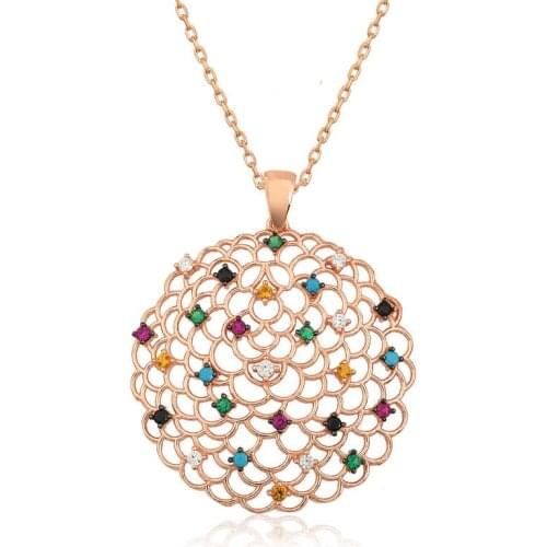 Tevuli 925 Sterling Silver Geometric Pattern Locket Pendant