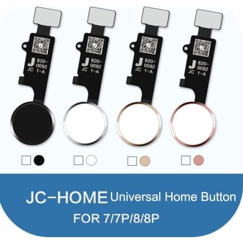 JC Home Button Universal Fingerprint Key Flex Cable Repair for Phone 7 7P 8 8P Home Return Button Replacement