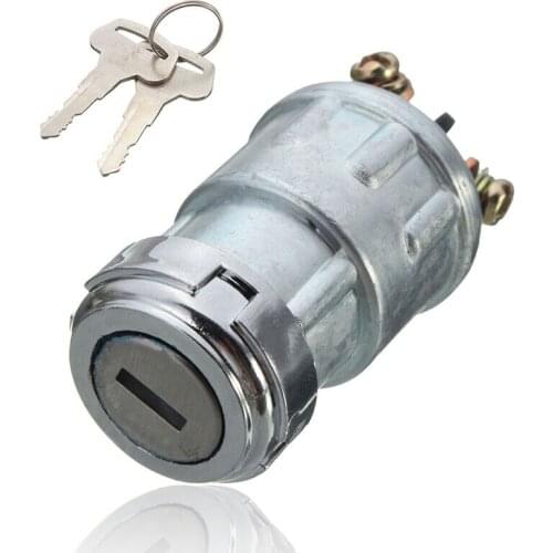 Universal Replacement Ignition Switch Lock Cylinder With 2 Keys For Car Auto Car