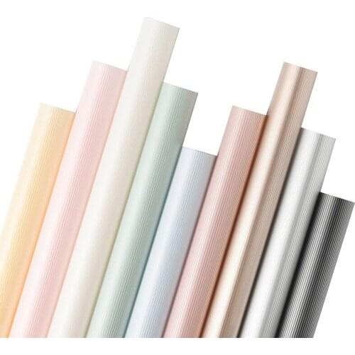 20pcs Solid Color Waterproof Jelly Film Flower Wrapping Paper Valentines Day Present Bouquet Rose Flower Packaging Paper